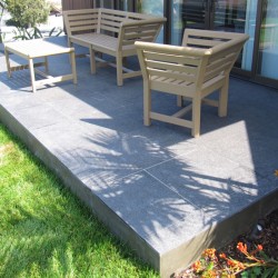 VST black and grey basalt used in commmercial projects in USA