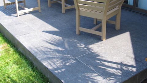 VST black and grey basalt used in projects in USA