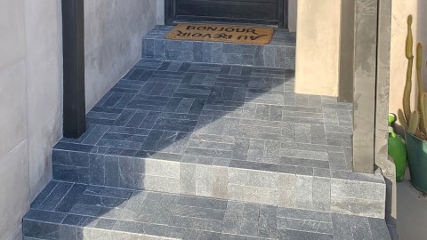 VST blue limestone at projects in USA