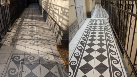 VST cement tile in renovation projects in Czech Republic