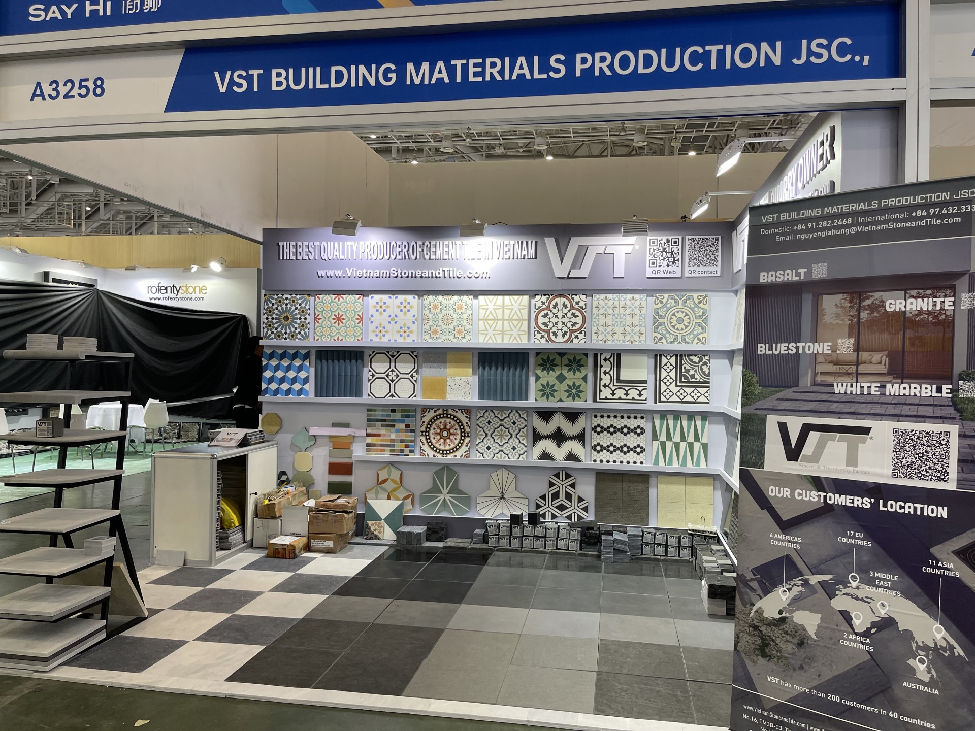 VST Stand at International Trade Shows